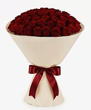 Букет 101 Бордовая роза Блэк Бакарра в Утевка