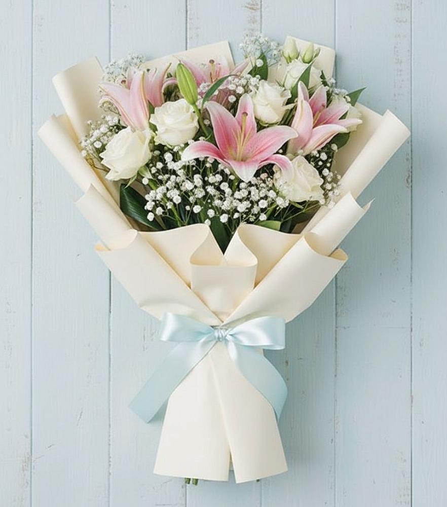 Букет цветов из: Лилии в Утевка