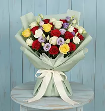 Букет цветов из:  Розы #REPLACE_PRED# Утевка
