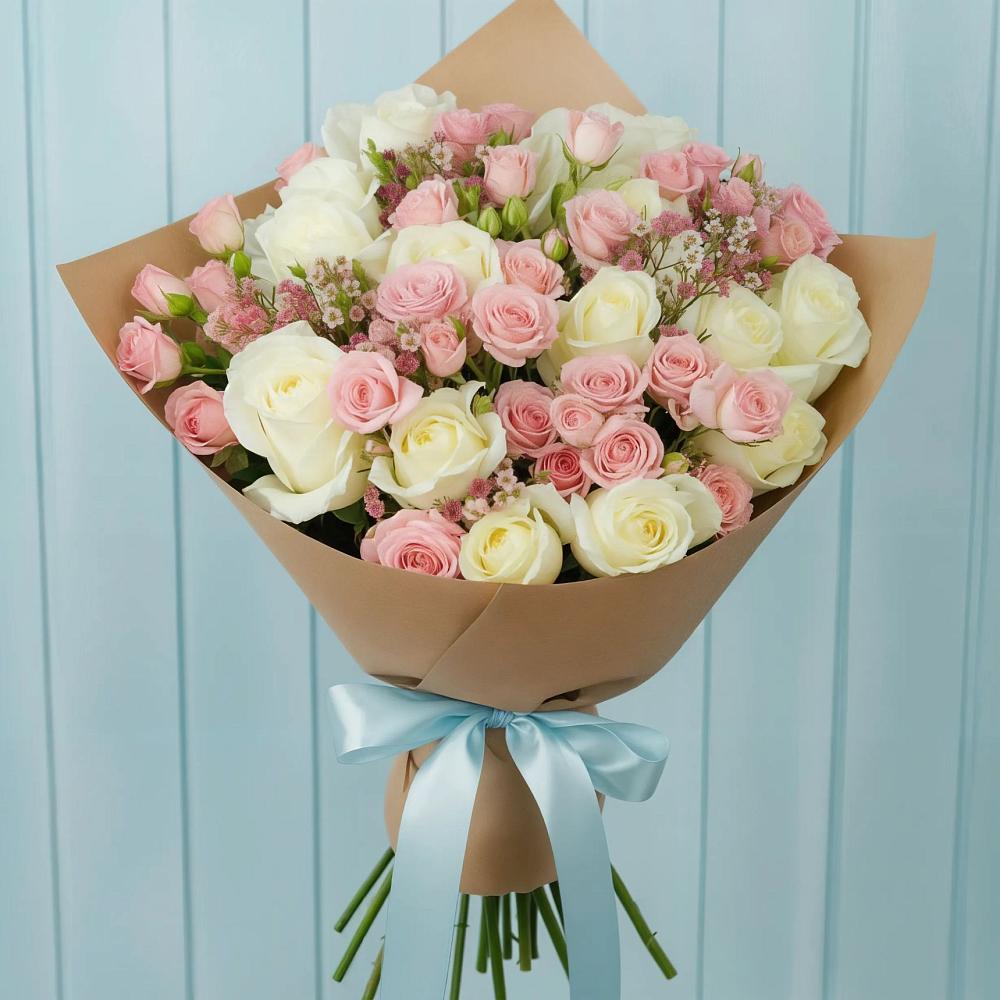 Букет цветов из: Розы в Утевка