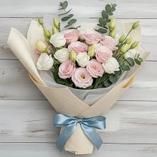 Букет цветов из:  Лизиантусы в Утевка