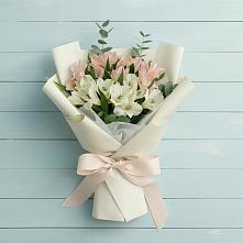 Букет цветов из:  Альстромерии в Утевка