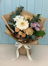 Букет цветов из:  Герберы и Хризантемы в Утевка