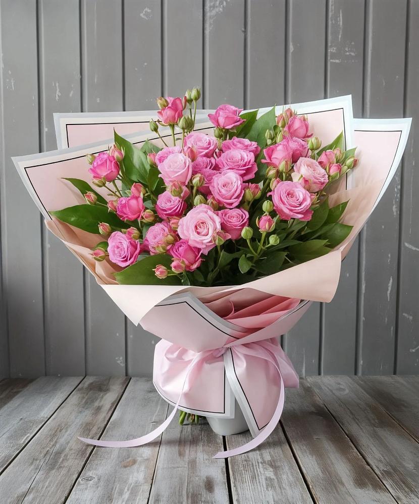 Букет Розовый кустик в Утевка