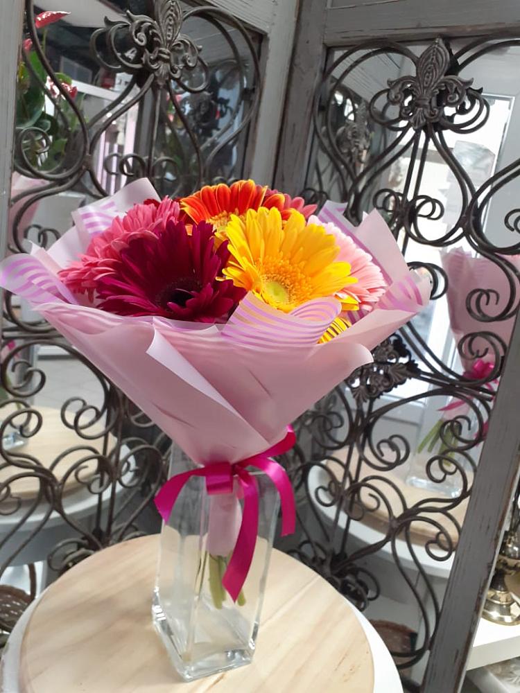 Букет цветов из: Герберы в Утевка