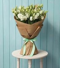 Букет цветов из:  Лизиантусы в Утевка