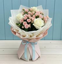Букет цветов из:  Розы в Утевка