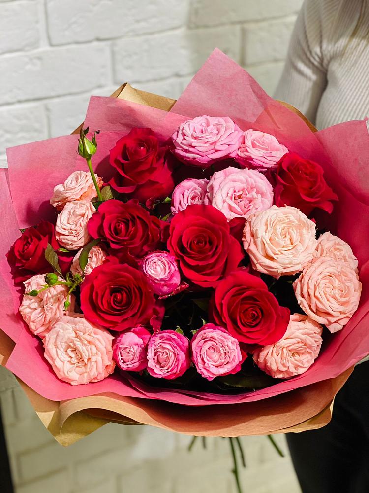 Букет цветов из: Розы в Утевка
