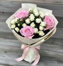 Букет цветов из:  Розы в Утевка