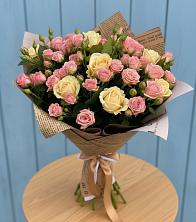 Букет цветов из:  Розы в Утевка