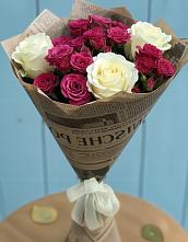 Букет цветов из:  Розы в Утевка