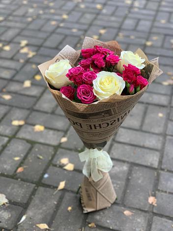 Букет цветов из: Розы в Утевка