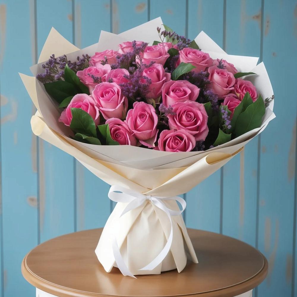 Букет цветов из: Розы в Утевка