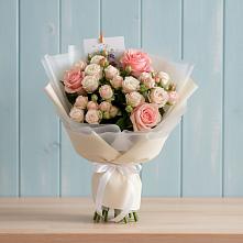 Букет цветов из:  Розы в Утевка
