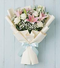 Букет цветов из:  Лилии в Утевка